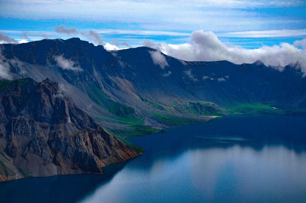 changbai mountain, heaven lake, volcano pool, located in jilin province, changbai mountain, changbai mountain, changbai mountain, changbai mountain, changbai mountain